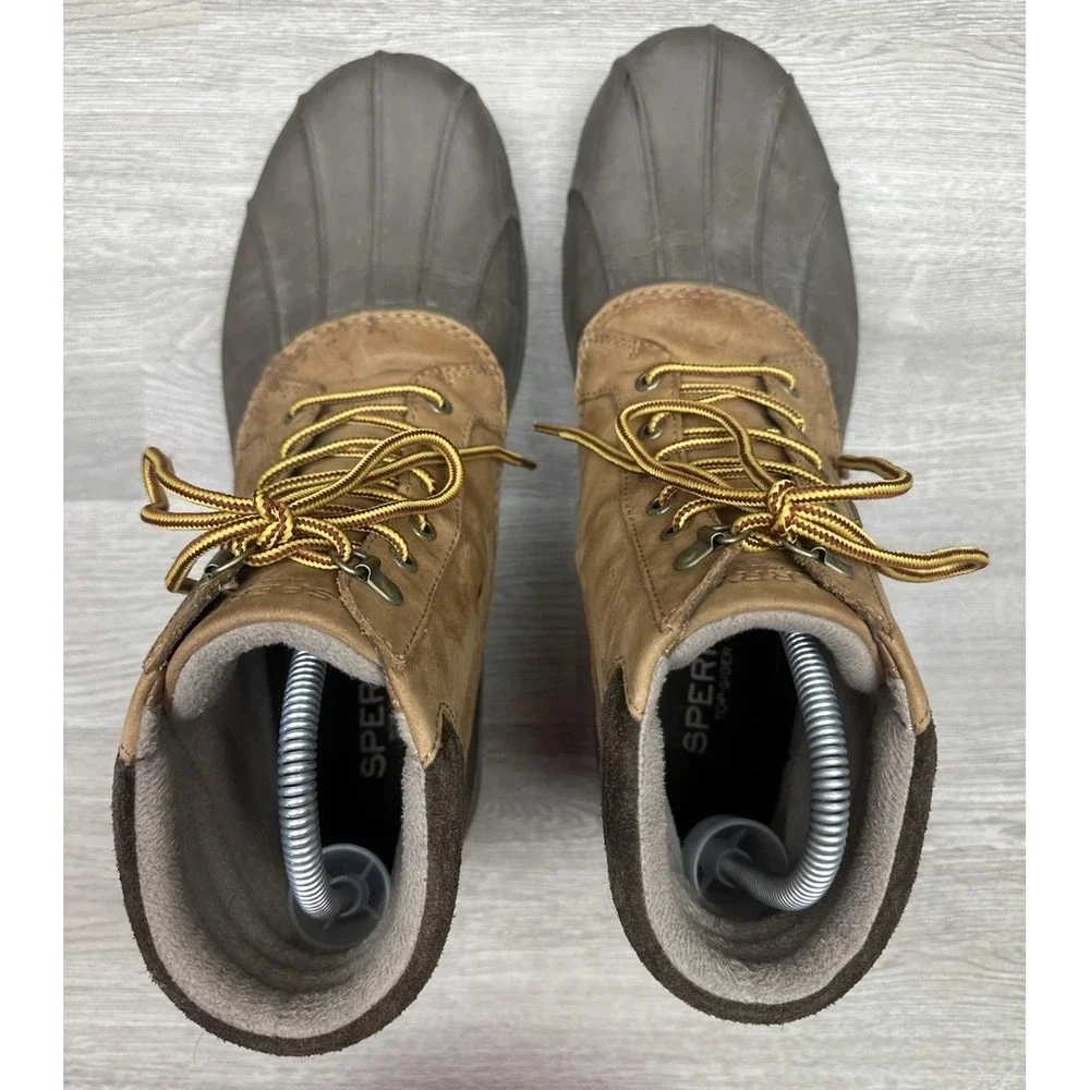 Sperry Top-Sider Men's Avenue‎ Duck Boot Tan Brown Size 13M STS12126 Very Nice
